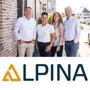 Logo Alpina (voorheen De Leeuw Makelaardij)