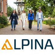 Logo Alpina (voorheen De Leeuw Makelaardij)